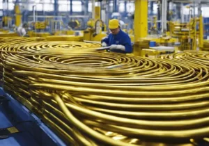 Coil Anodizer inspecting coil